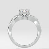 1.5 ct Radiant Infinity Diamond Ring