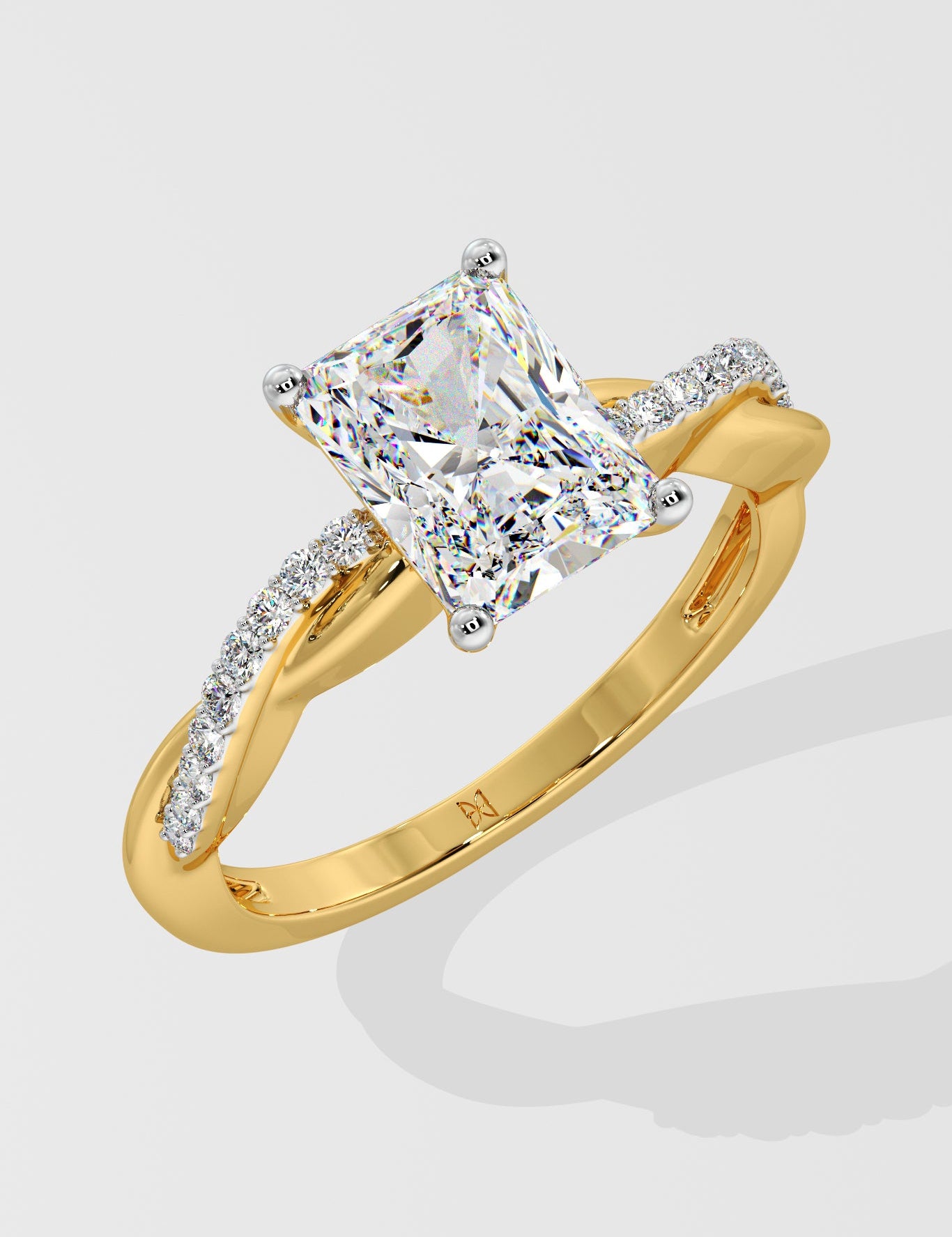 1.5 ct Radiant Infinity Diamond Ring