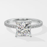 3 ct Princess Solitaire Ring