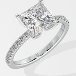 Empowered 3ct Princess Solitaire Ring - House Of Quadri