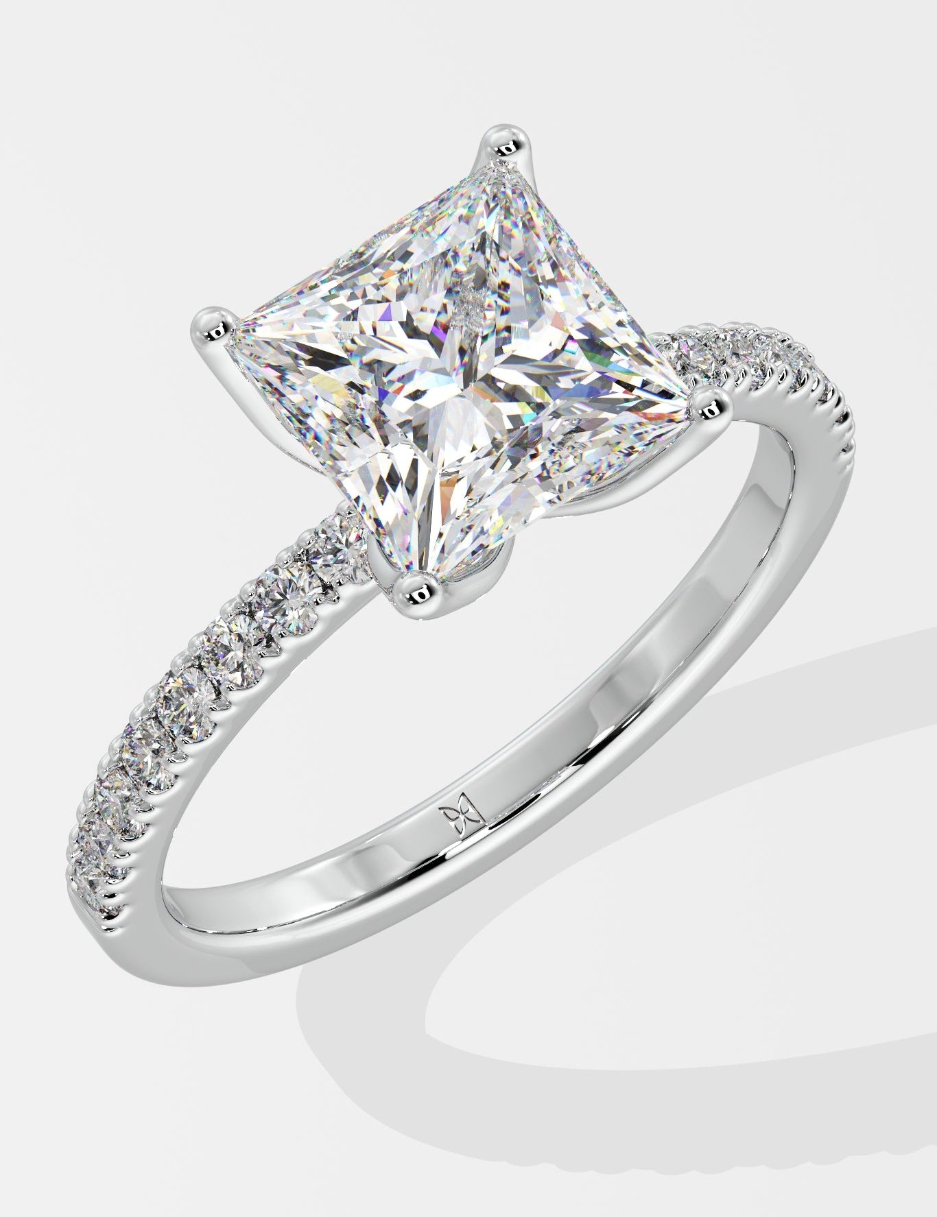 Empowered 3ct Princess Solitaire Ring - House Of Quadri
