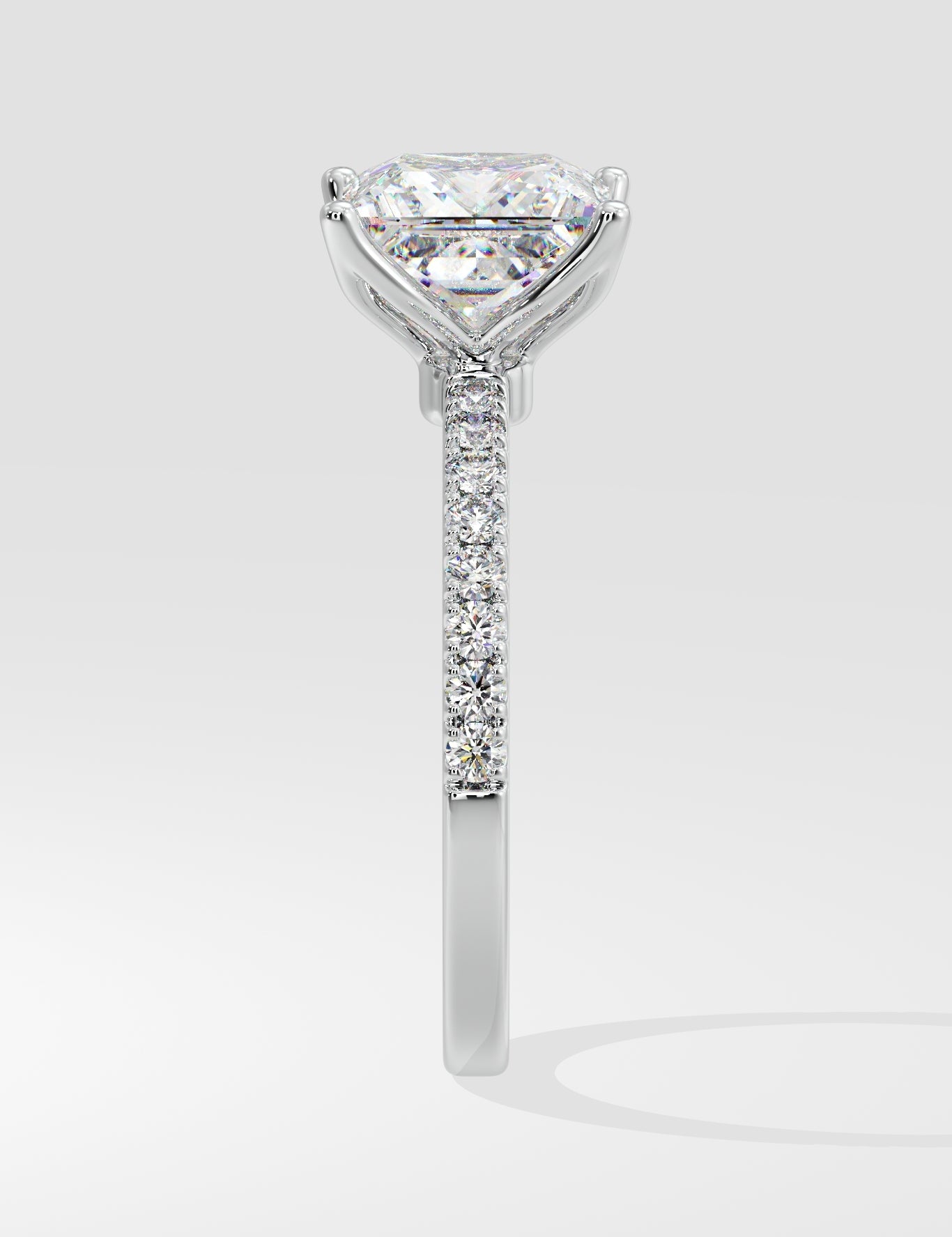 Empowered 3ct Princess Solitaire Ring - House Of Quadri