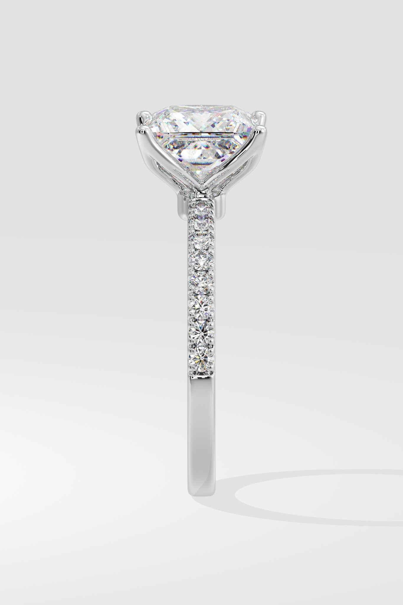 Empowered 3ct Princess Solitaire Ring - House Of Quadri
