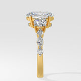 1.5 Ct Three Stone Oval Diamond Ring