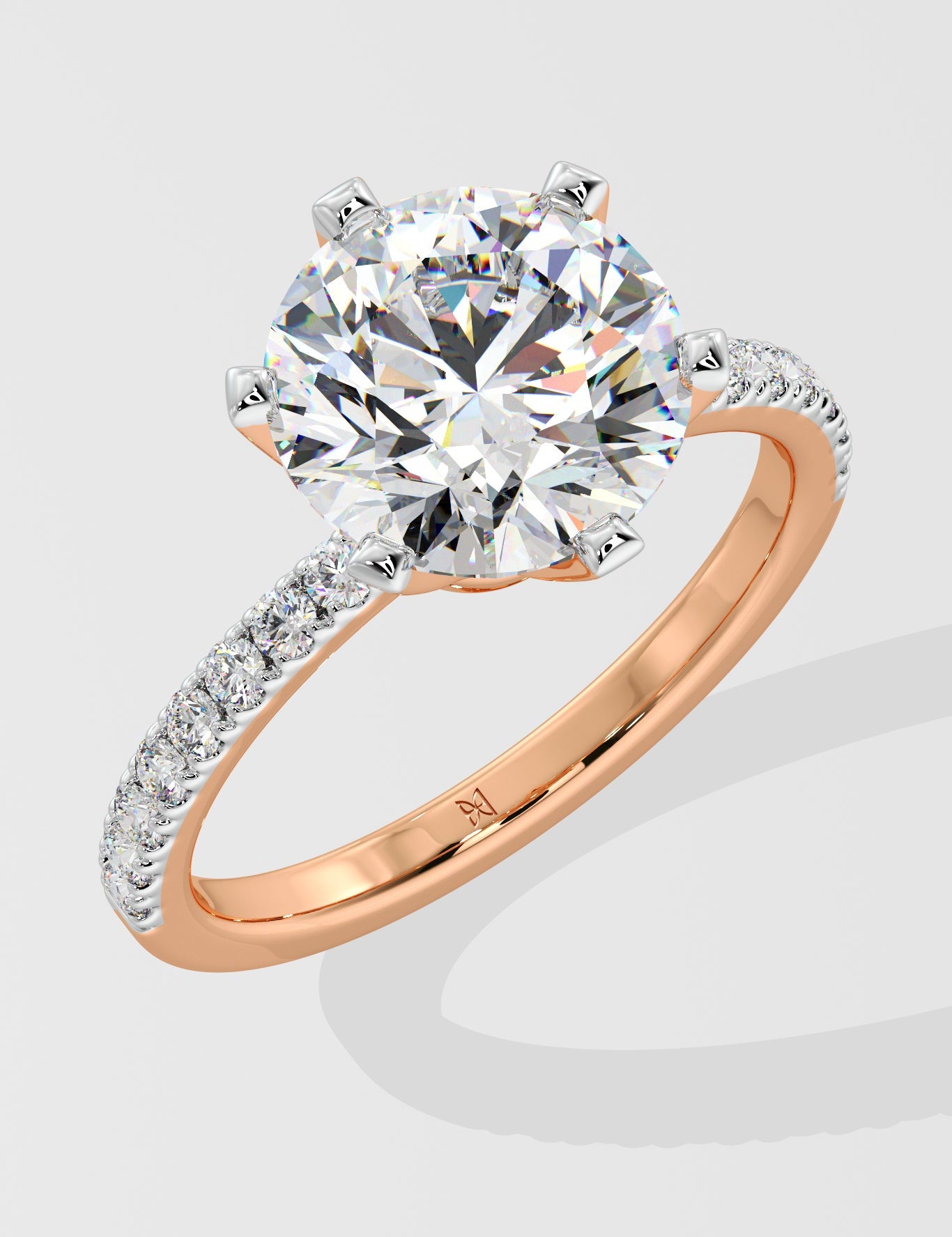 3 ct Solitaire Crown Ring - House Of Quadri