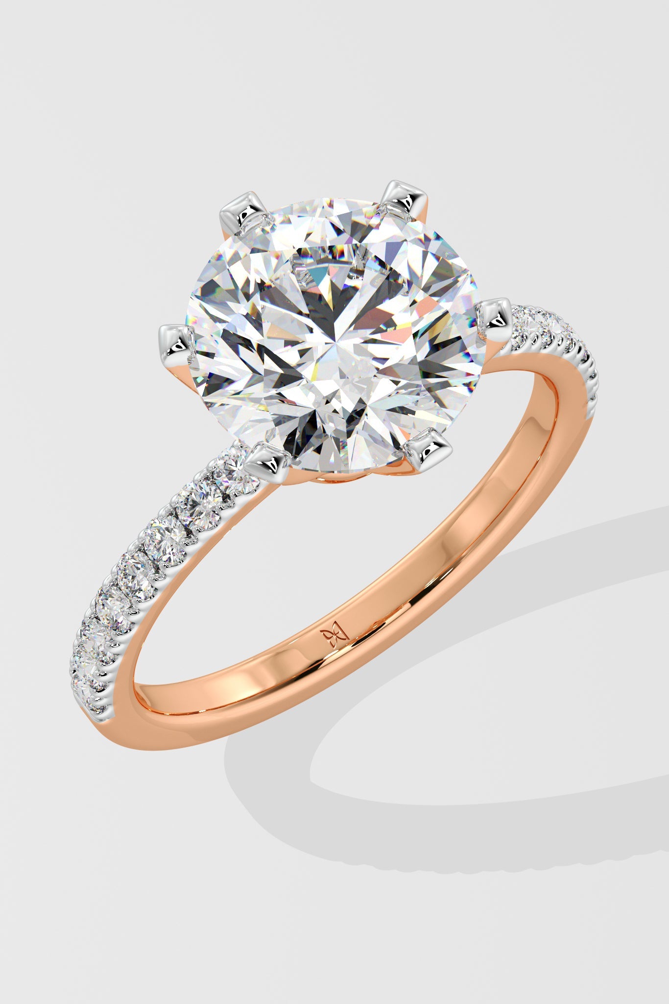 3 ct Solitaire Crown Ring - House Of Quadri