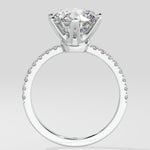 3 ct Solitaire Crown Ring - House Of Quadri