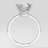 3 ct Solitaire Crown Ring - House Of Quadri