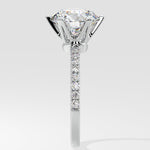 3 ct Solitaire Crown Ring - House Of Quadri