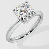 2 Ct Cushion Diamond Ring