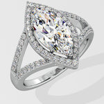 2 ct Marquise Halo Ring - House Of Quadri