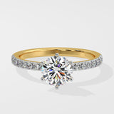 1.5 ct Crown Solitaire Diamond Ring