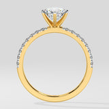 1.5 ct Crown Solitaire Diamond Ring