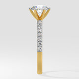 1.5 ct Crown Solitaire Diamond Ring