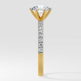 1.5 ct Crown Solitaire Diamond Ring
