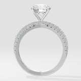 1.5 ct Triple Crossover Solitaire Ring - House Of Quadri