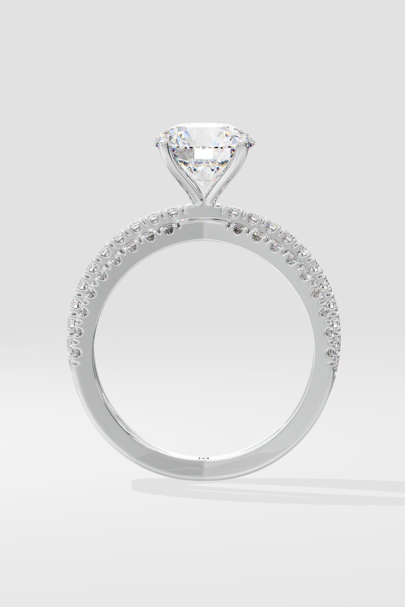 1.5 ct Triple Crossover Solitaire Ring - House Of Quadri