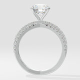 1.5 ct Triple Crossover Solitaire Diamond Ring