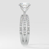 1.5 ct Triple Crossover Solitaire Diamond Ring