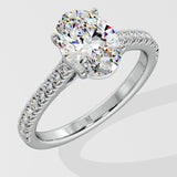 1.5 ct Classic Oval Diamond Solitaire