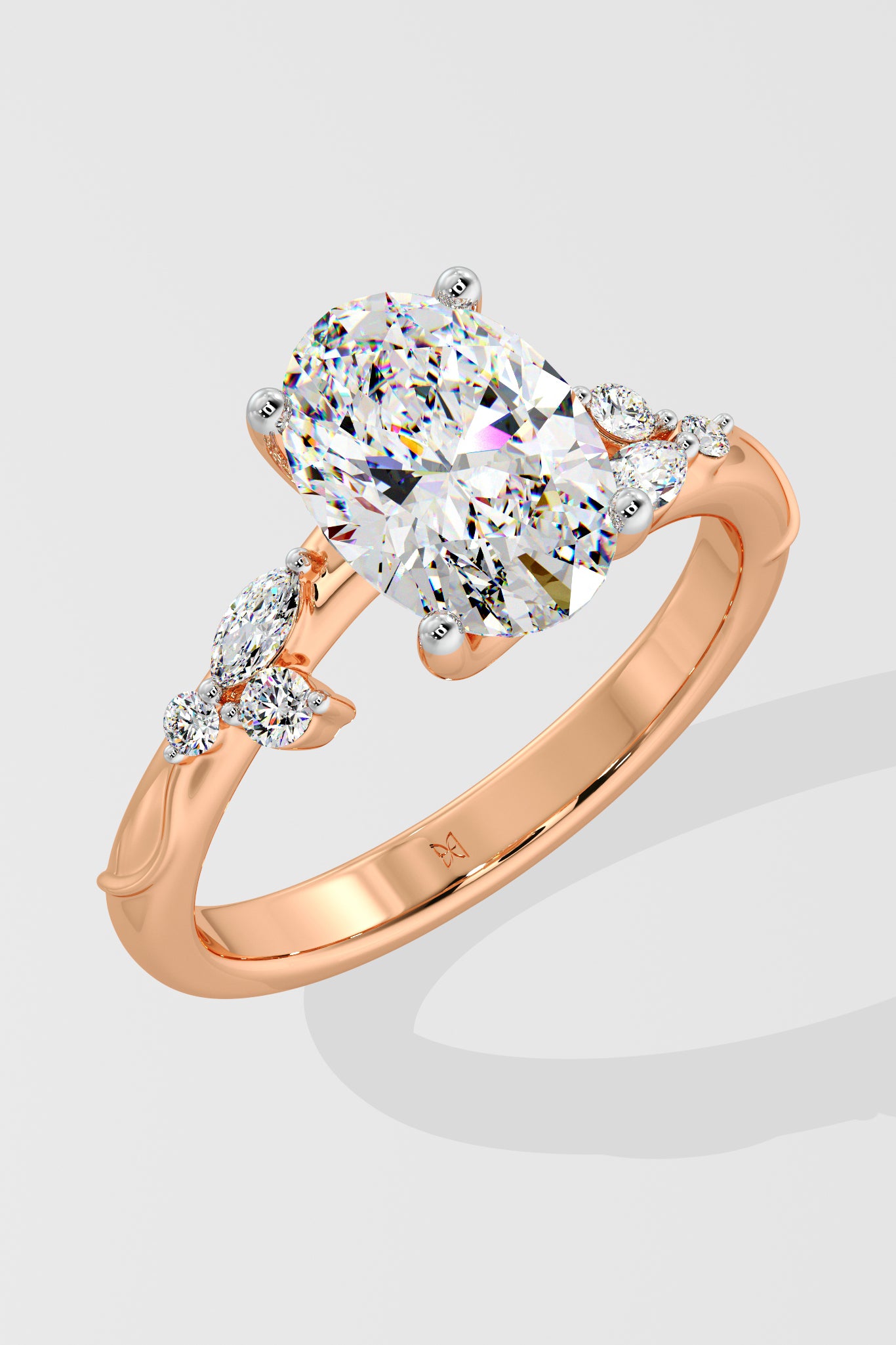 2ct Lunette Ring