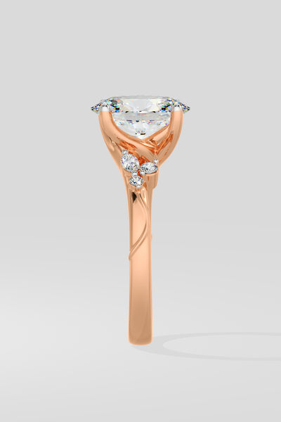 2ct Lunette Ring