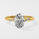 2 ct Elena Oval Solitaire Diamond Ring