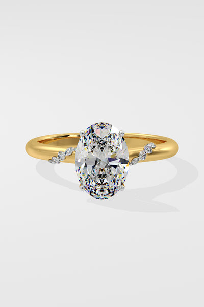 2 ct Elena Oval Solitaire Ring