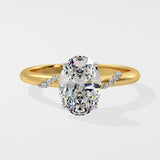 2 ct Elena Oval Solitaire Diamond Ring