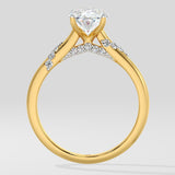 2 ct Elena Oval Solitaire Diamond Ring