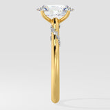 2 ct Elena Oval Solitaire Diamond Ring