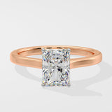 2 ct Radiant Solitaire Diamond Ring