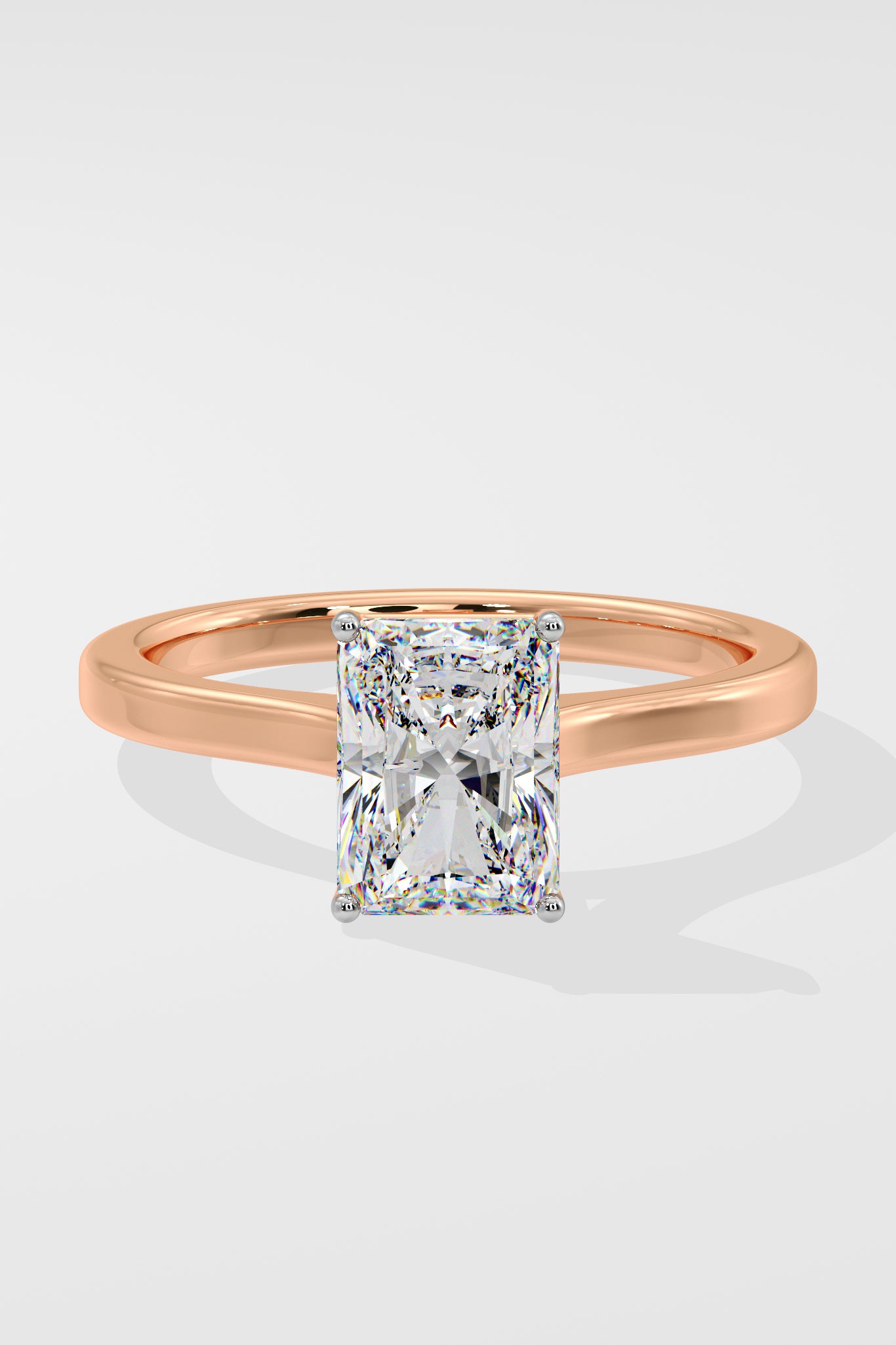 2 ct Radiant Solitaire Ring