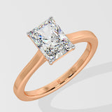 2 ct Radiant Solitaire Diamond Ring