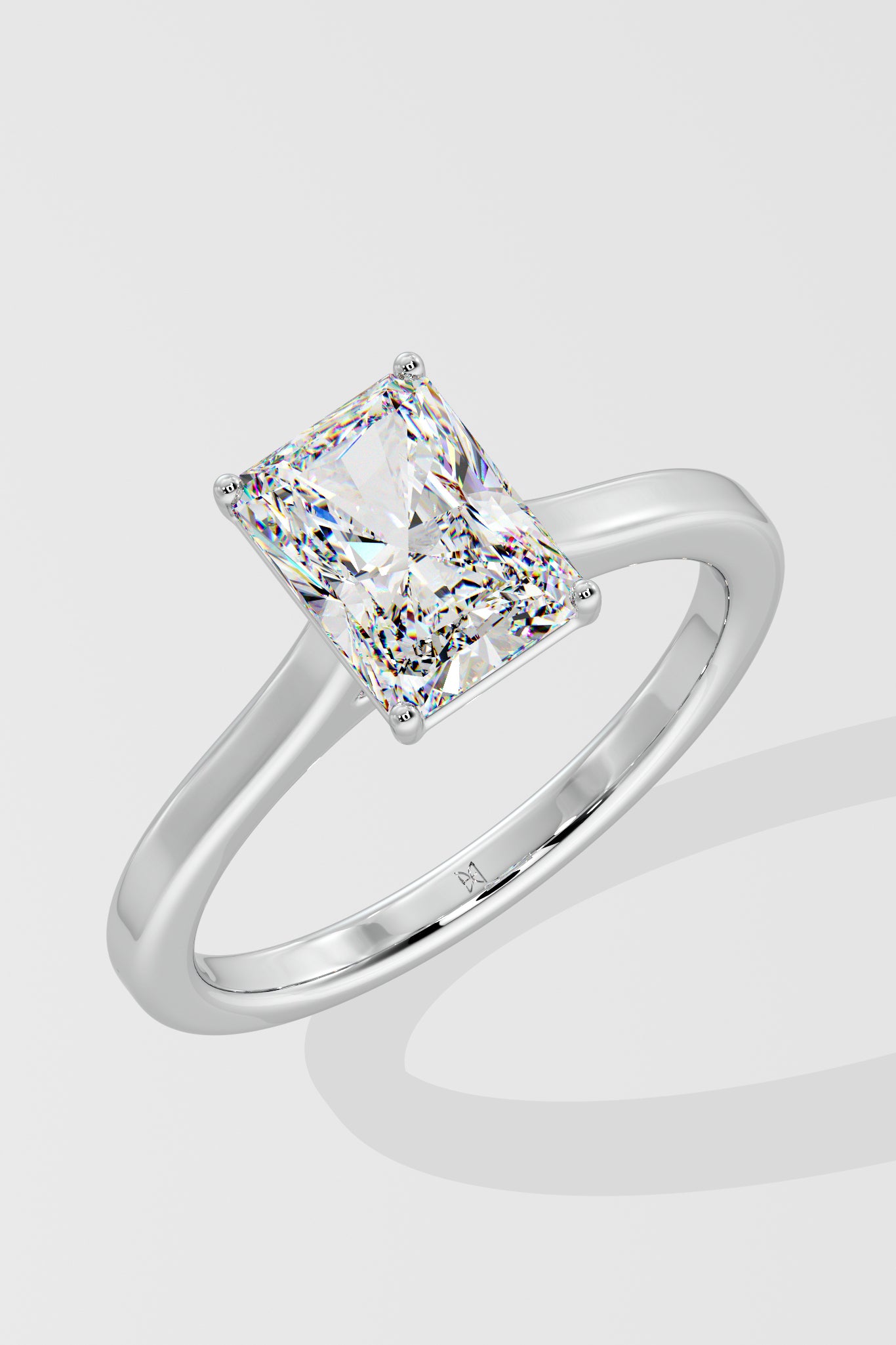 2 ct Radiant Solitaire Ring