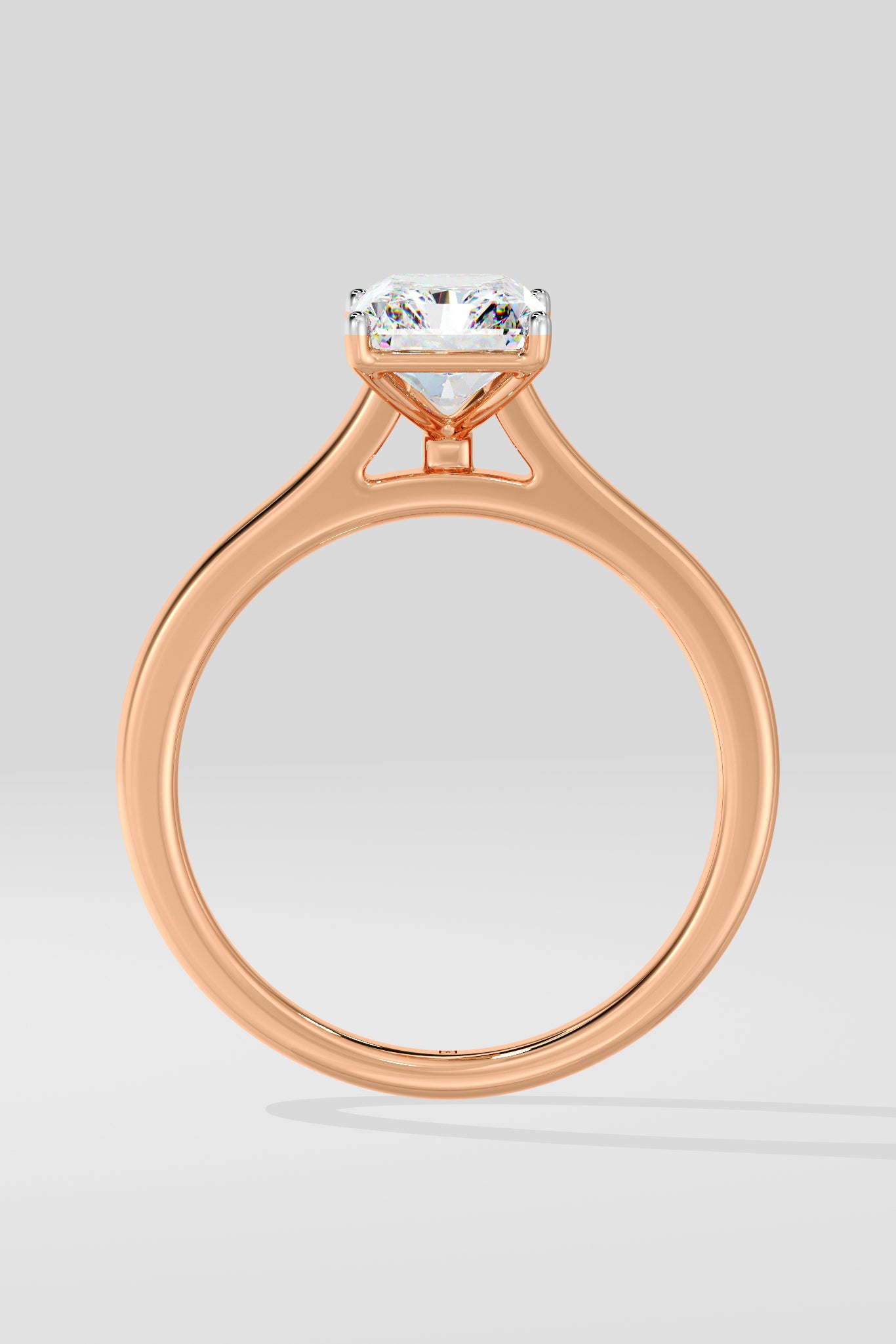 2 ct Radiant Solitaire Ring