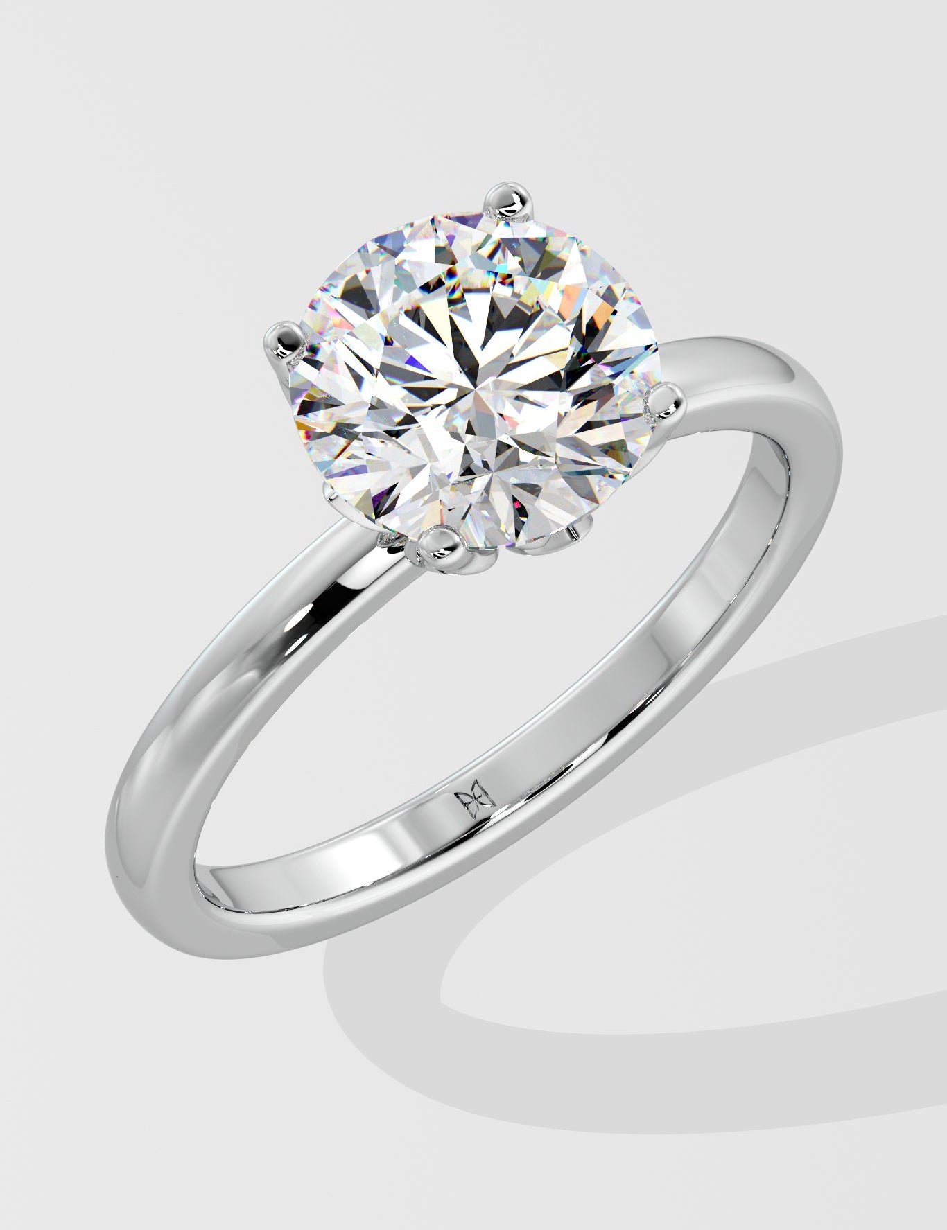 2 ct Foliage Diamond Ring