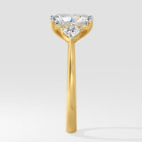 2 Ct Symphony Three Stone Radiant Diamond Ring