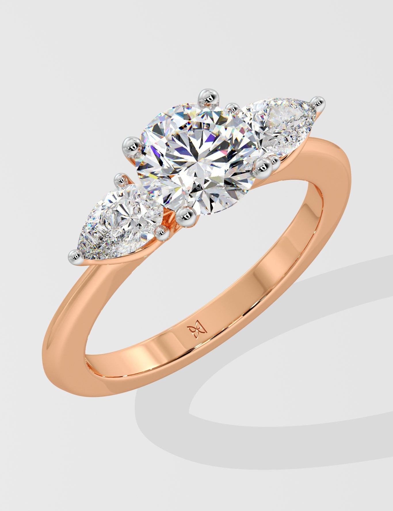 1.5 ct Opera Three Stone Diamond Ring