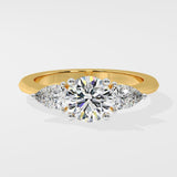 1.5 ct Opera Three Stone Diamond Ring