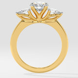 1.5 ct Opera Three Stone Diamond Ring