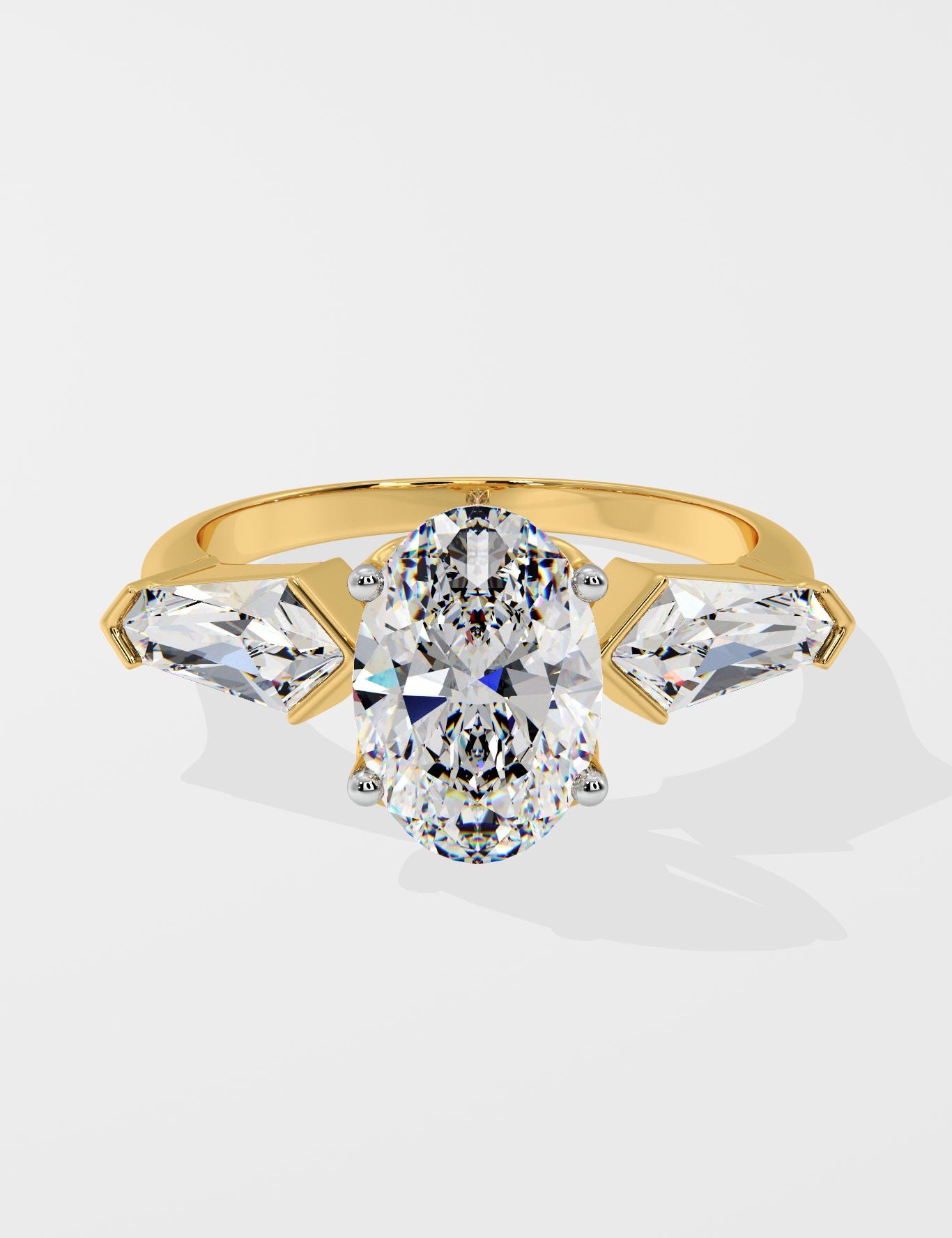 2 ct Oval Kite Ring - House Of Quadri
