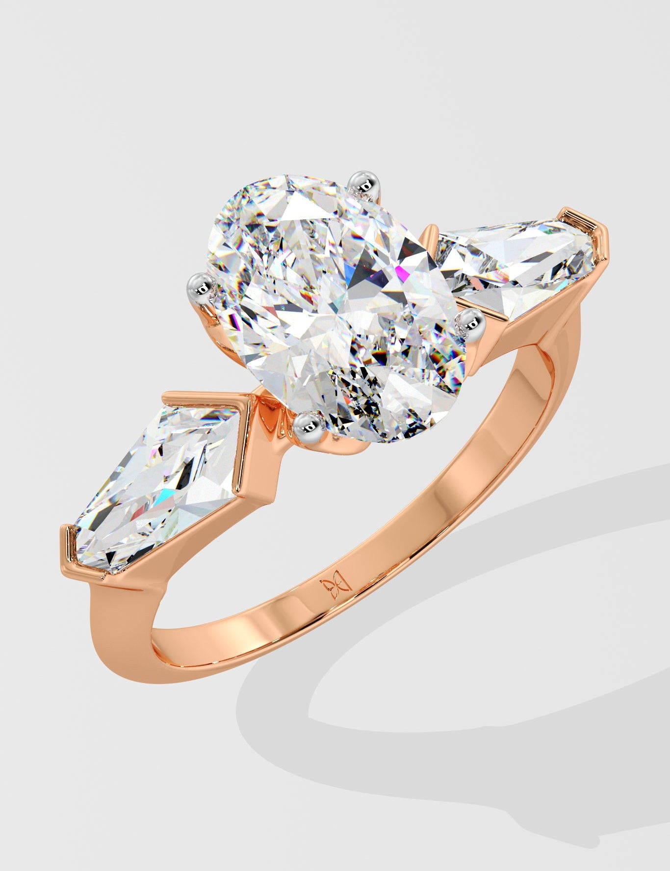 2 ct Oval Kite Ring - House Of Quadri
