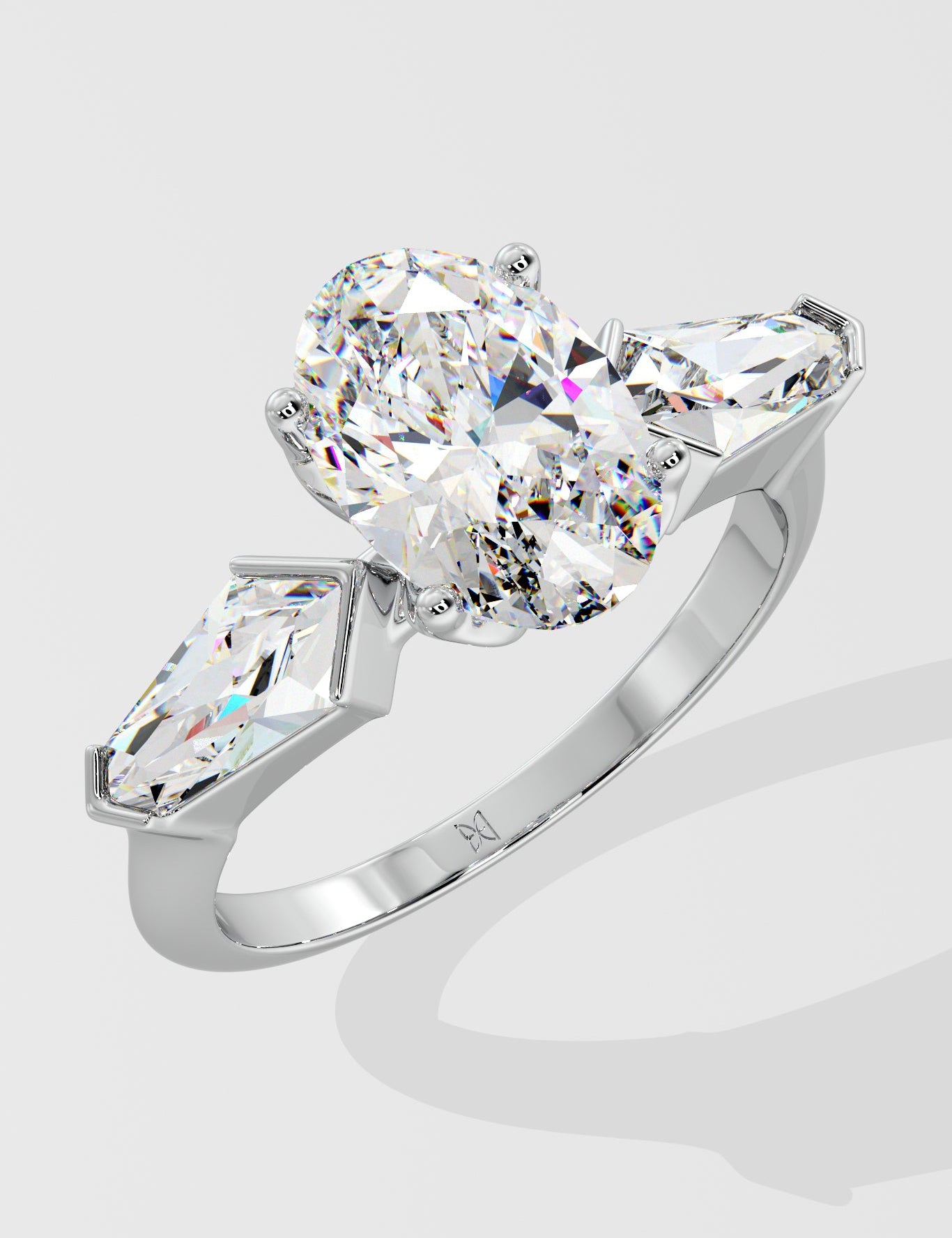 2 ct Oval Kite Ring - House Of Quadri