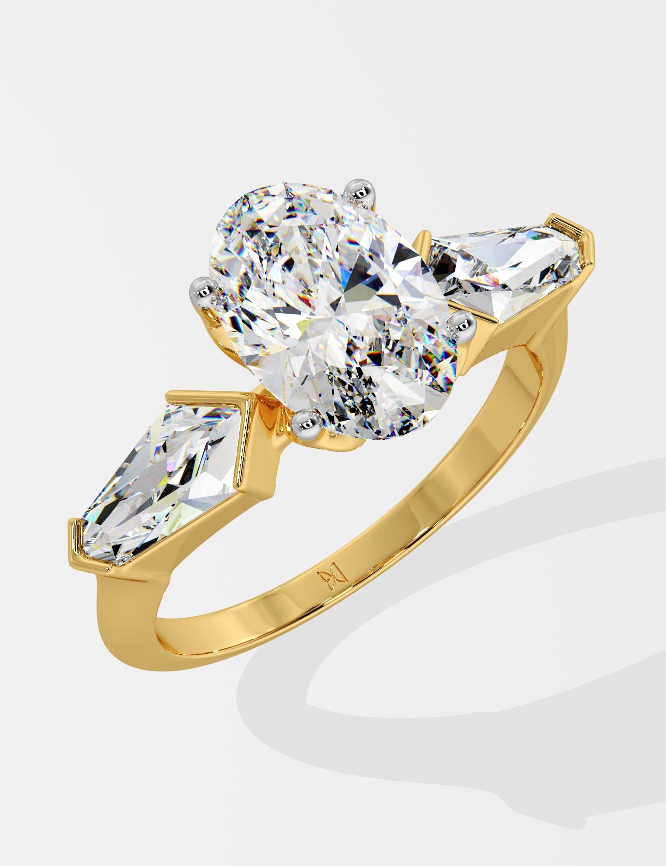 2 ct Oval Kite Ring - House Of Quadri