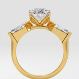 2 ct Oval Kite Diamond Ring