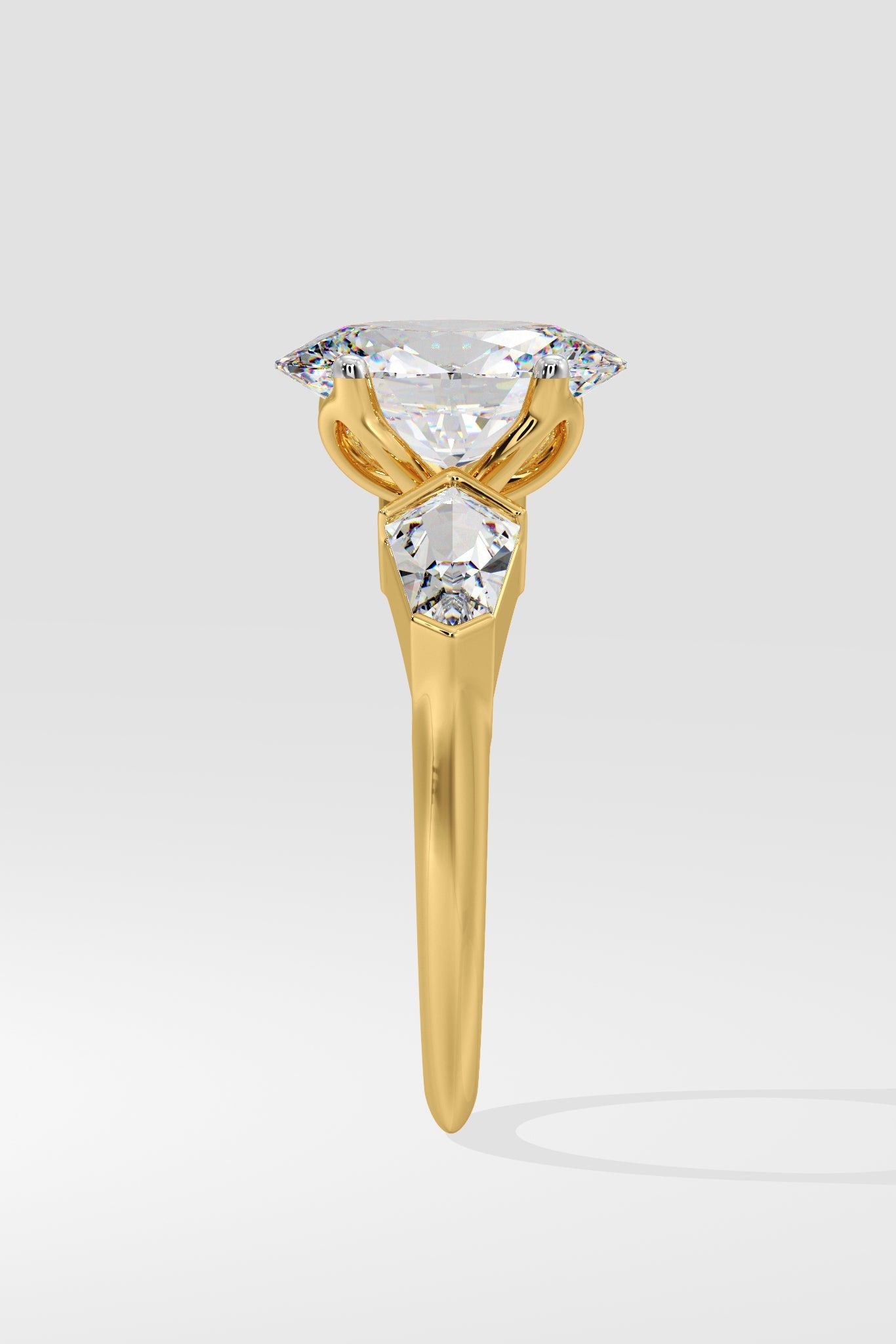 2 ct Oval Kite Ring - House Of Quadri