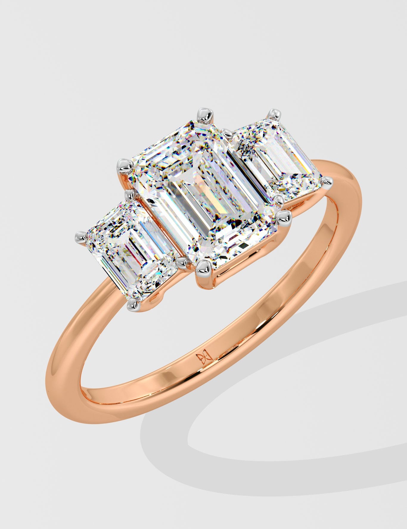 2 ct Emra Trinity Diamond Ring
