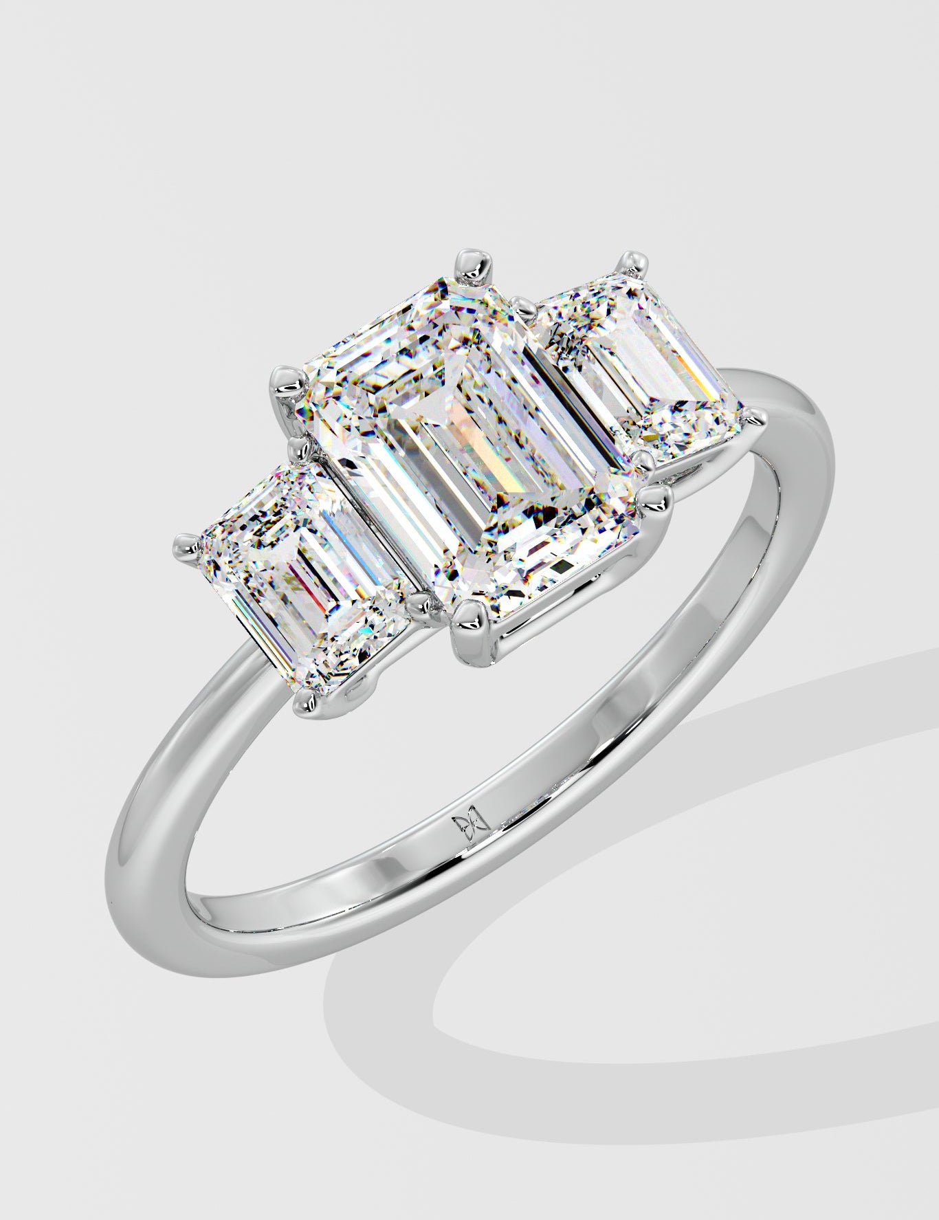 2 ct Emra Trinity Diamond Ring