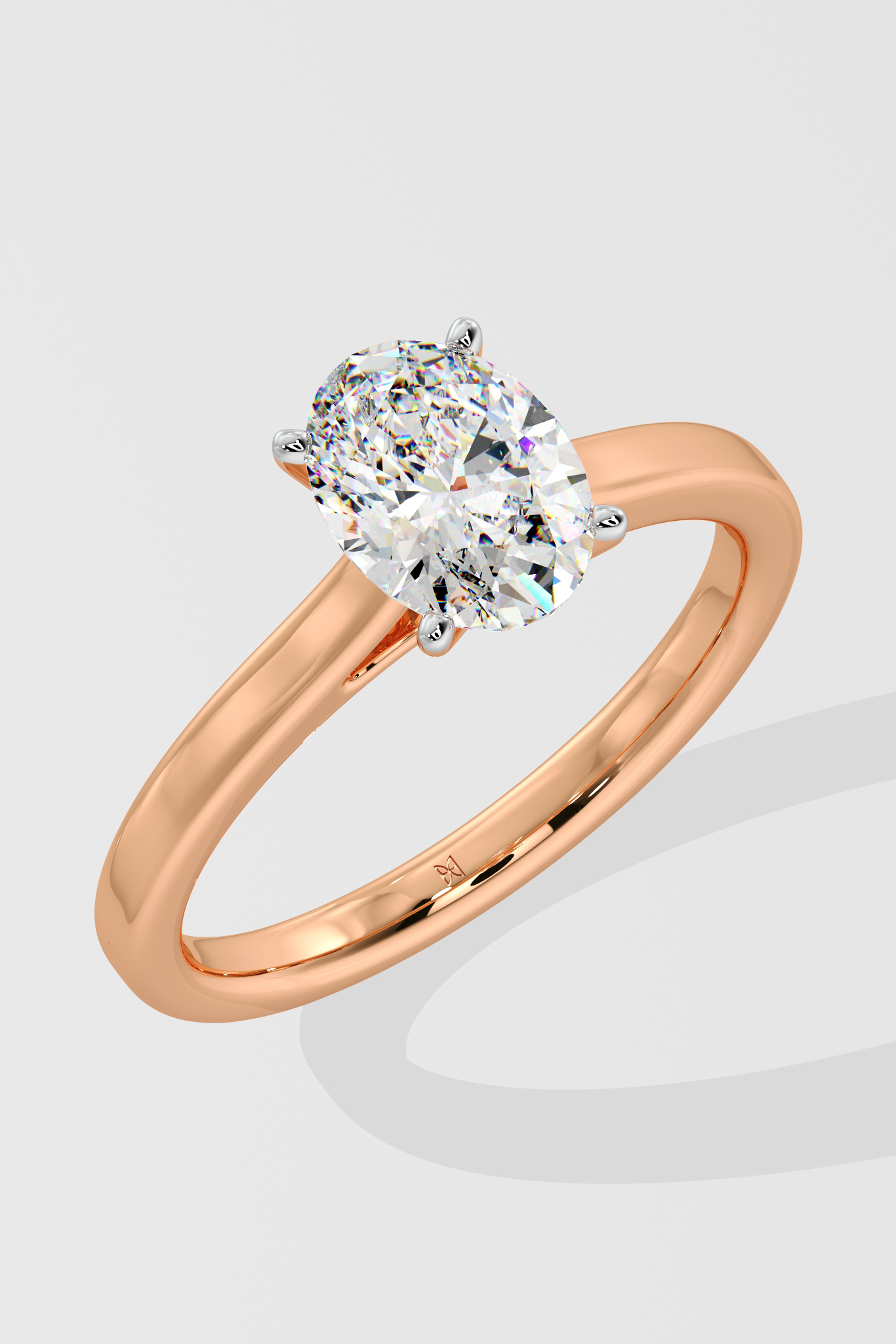 2 ct Oval Solitaire Ring - House Of Quadri